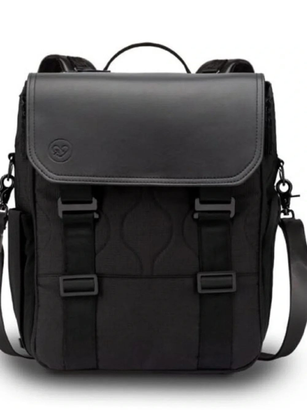 Willow Black Diaper Bag / Backpack